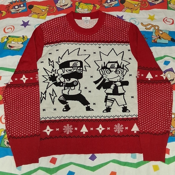 Naruto Other - Naruto Shippuden Ugly Christmas Sweater Anime Manga